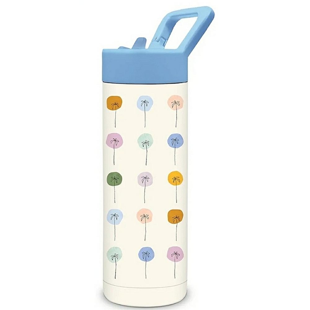 Studio Oh! Dotted Palms by Jen B. Peters Snap-Hook Insulated Water Bottle.